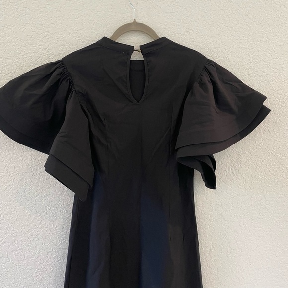 Eien Double Bell Sleeve Small Cocktail Midi Dress Size Small - Picture 10 of 12